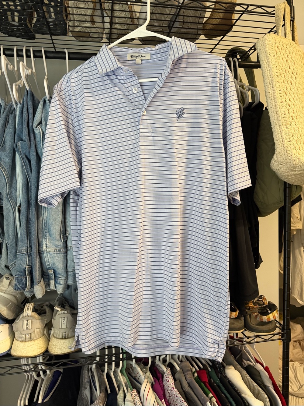 straight down polo